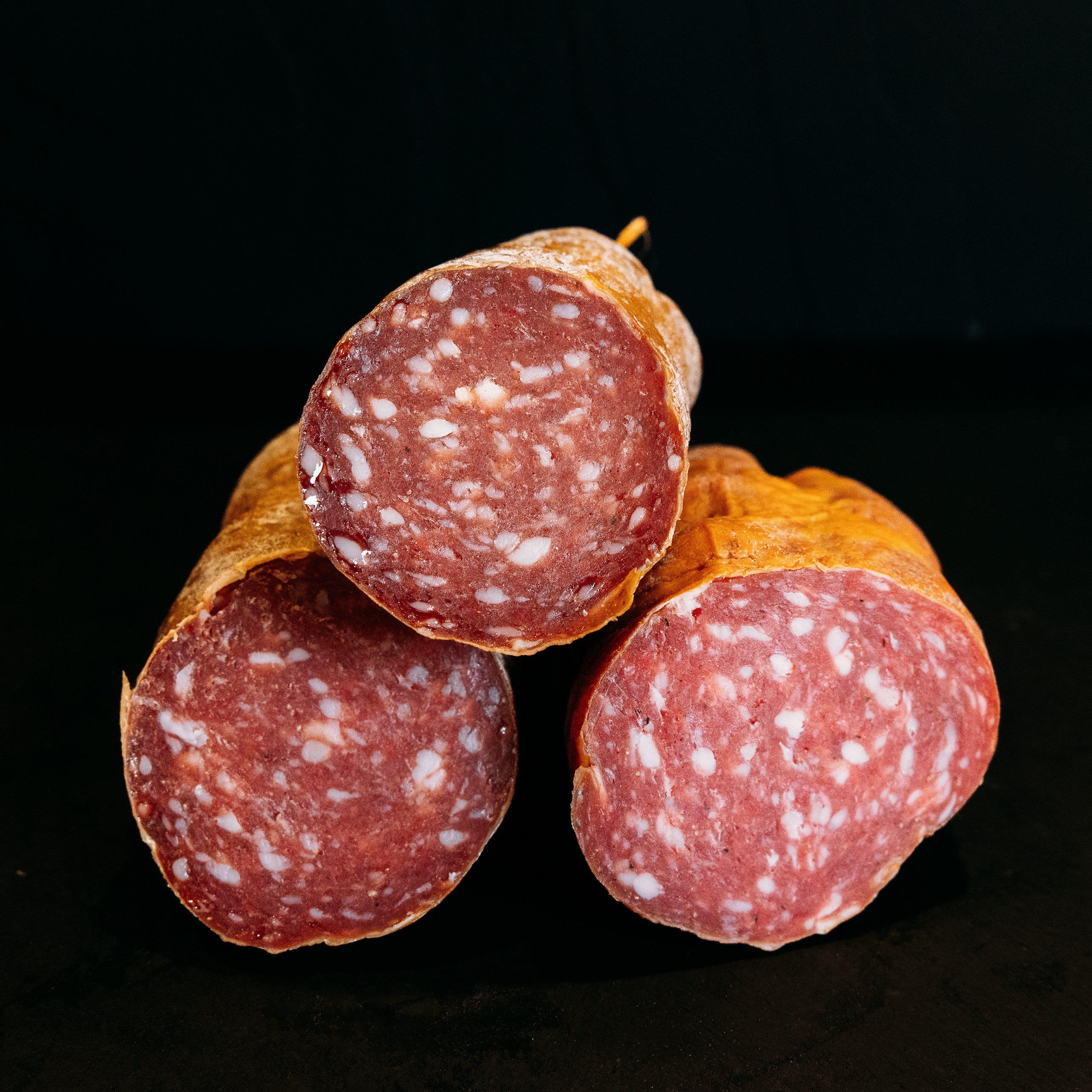 Oma Salami Pfeffergeheimnis – geschnitten