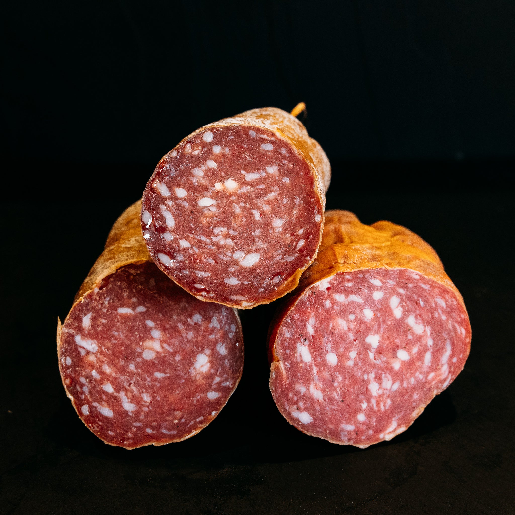 Oma Salami Pfeffergeheimnis – geschnitten